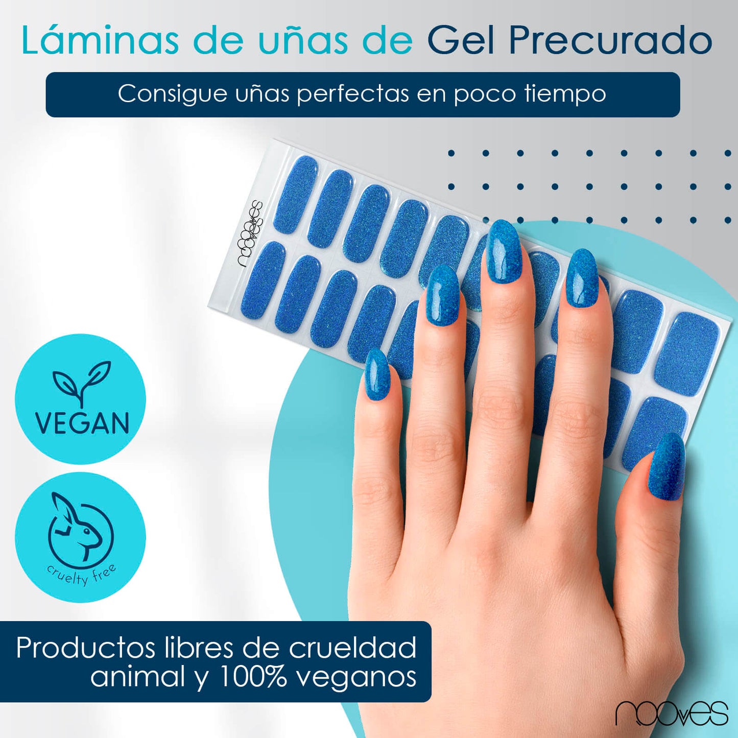 Láminas de Gel - Sea Water - Nooves Nails